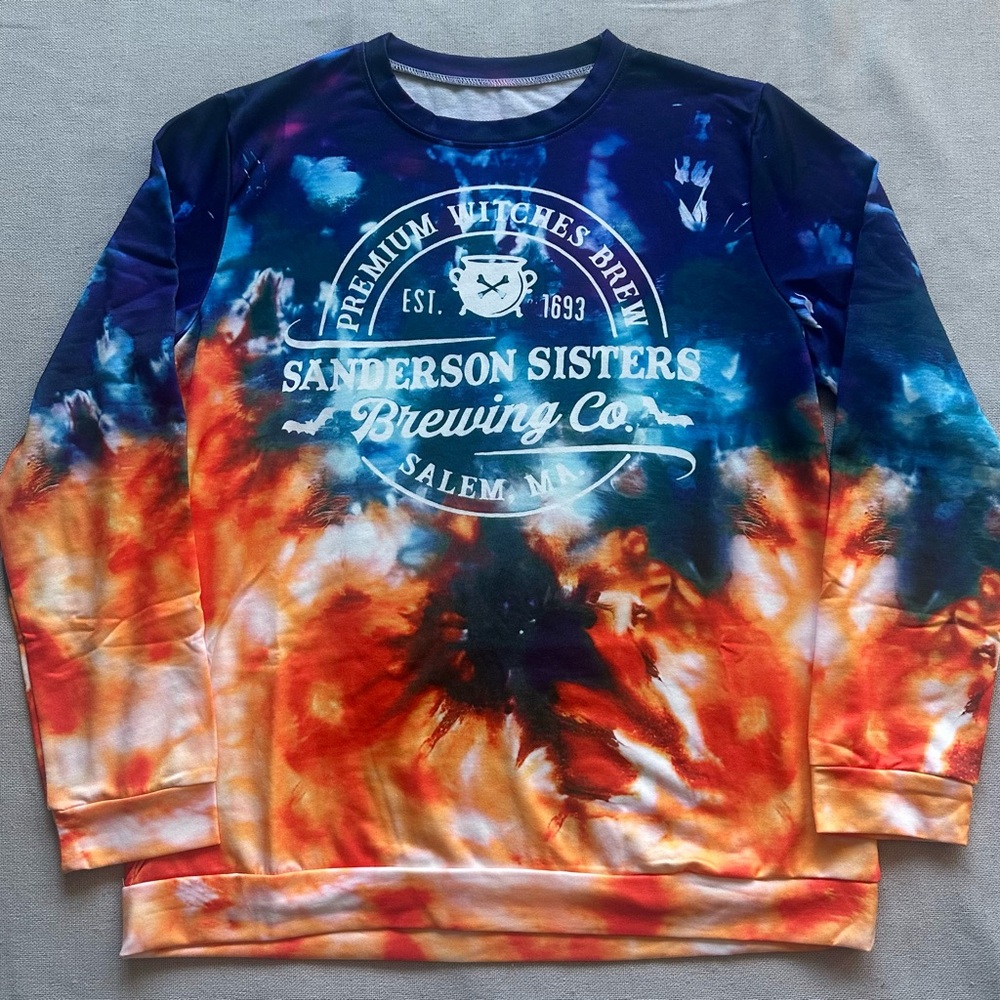 Sanderson Sisters Salem Witch Tie Dye Shirt - Picture 1 of 4